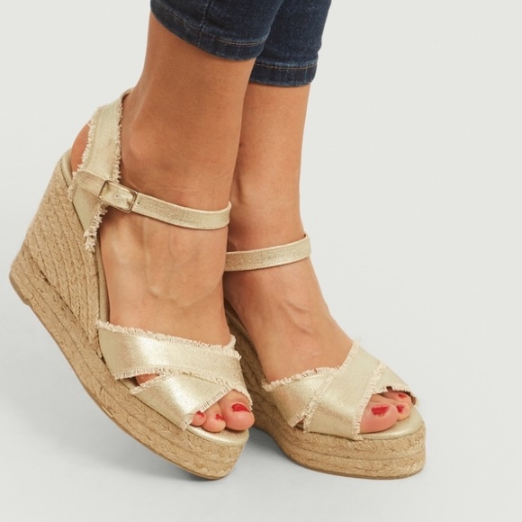 CASTANER☆Bromelia ウェッジサンダル Castaner Bromelia Frayed Canvas Wedge Espadrilles | Neiman